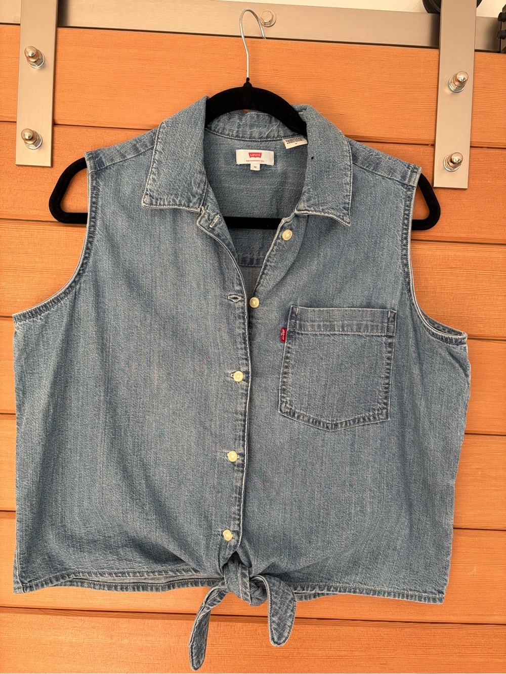 Levi's Classic Tie Waist Denim Shirt